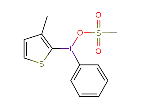 (3-methyl-2-thienyl)(phenyl)iodonium methanesulfonate