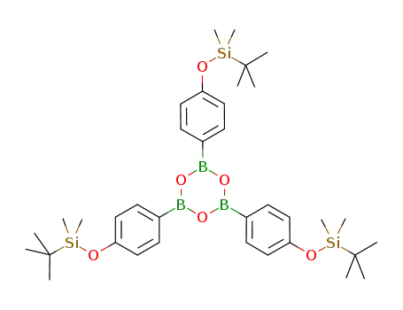 2,4,6-tris[4-(tert-butyldimethylsilanyloxy)phenyl]cyclotriboroxane