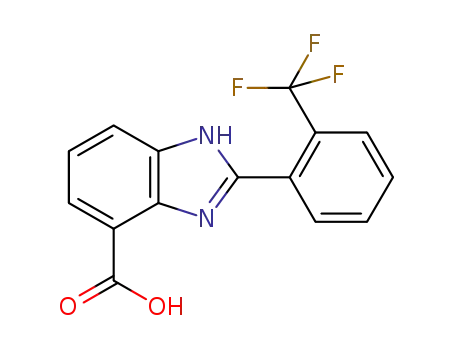 2-(2-(trifluoromethyl)phenyl)-1H-benzo[d]imidazole-4-carboxylic acid