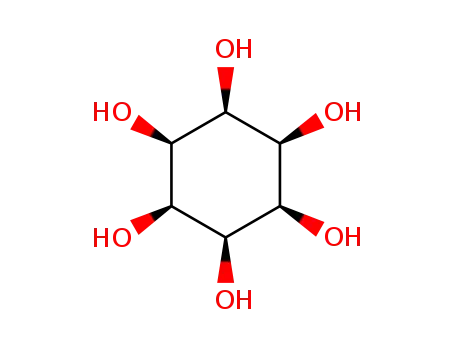 Molecular Structure of 576-63-6 (cis-Inositol)