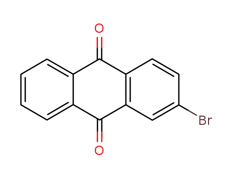 Molecular Structure of 572-83-8 (2-Bromoanthraquinone)