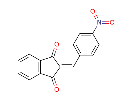 1H-Indene-1,3(2H)-dione,2-[(4-nitrophenyl)methylene]- cas  15875-60-2