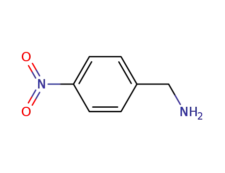Molecular Structure of 7409-30-5 (4-nitrobenzylamine)