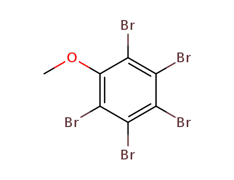 Molecular Structure of 1825-26-9 (1,2,3,4,5-pentabromo-6-methoxybenzene)