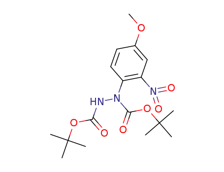 di-tert-butyl 1-(4-methoxy-2-nitrophenyl)hydrazine-1,2-dicarboxylate