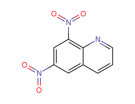 Molecular Structure of 88609-20-5 (Quinoline, 6,8-dinitro-)