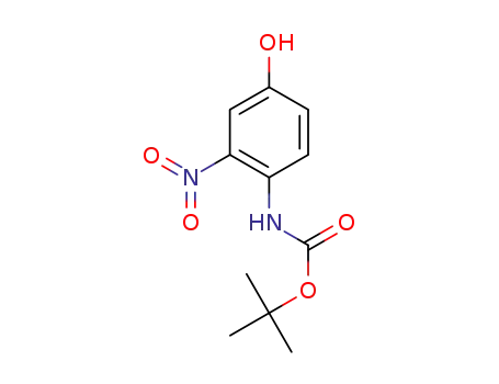 Molecular Structure of 201811-20-3 (tert-butyl 4-hydroxy-2-nitrophenylcarbaMate)