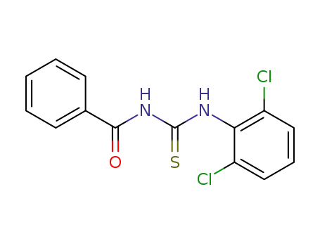 N-(2,6-dichlorophenyl)-N'-benzoyl thiourea