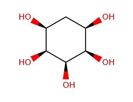 Molecular Structure of 527-39-9 (1-Deoxy-cis-inositol)