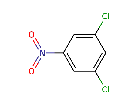 Molecular Structure of 618-62-2 (3,5-Dichloronitrobenzene)