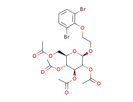 2-(2,6-dibromophenoxy)ethyl 2,3,4,6-tetra-O-acetyl-D-glucopyranoside
