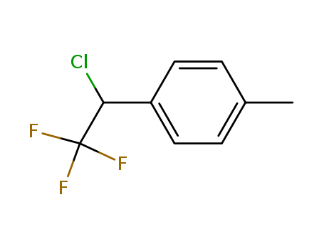 Benzene,1-(1-chloro-2,2,2-trifluoroethyl)-4-methyl- cas  708-65-6