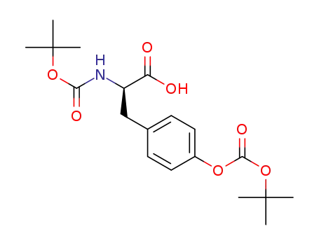 Molecular Structure of 1241677-97-3 (N,O-Di-BOC-D-tyrosine)