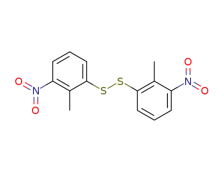 Molecular Structure of 56682-03-2 (Disulfide, bis(2-methyl-3-nitrophenyl))
