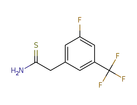 2-(3-fluoro-5-(trifluoromethyl)phenyl)ethanethioamide