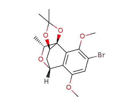 (3aR,5S,9bR,10R)-8-bromo-6,9-dimethoxy-2,2,10-trimethyl-4,5-dihydro-3aH-5,9b-(epoxymethano)naphtho[1,2-d][1,3]dioxole