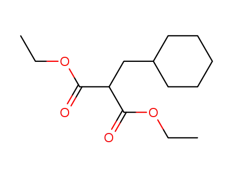 Molecular Structure of 29805-59-2 ((Cyclohexylmethyl)malonic acid diethyl ester)