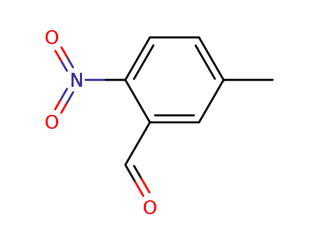 Molecular Structure of 5858-28-6 (5-METHYL-2-NITROBENZALDEHYDE)