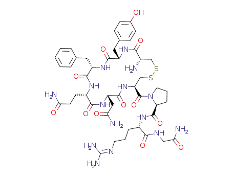 cyclo(L-Cysteinyl-L-Tyrosyl-L-Phenylalanyl-L-Glutaminyl-L-Asparaginyl-L-Cysteinyl)-L-Prolyl-L-Arginyl-L-Glycinamide