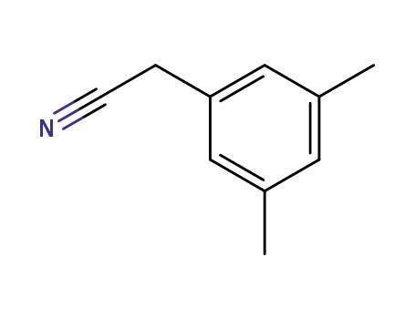 Molecular Structure of 39101-54-7 (3,5-Dimethylphenylacetonitrile)