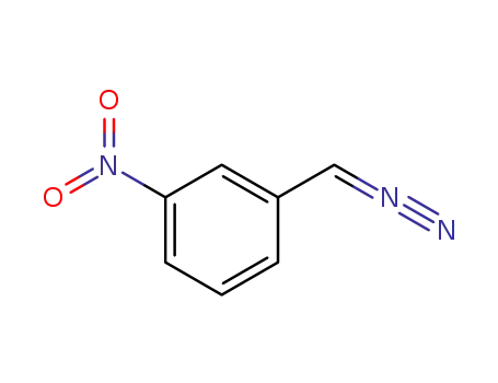 Molecular Structure of 19479-81-3 (Benzene, 1-(diazomethyl)-3-nitro-)