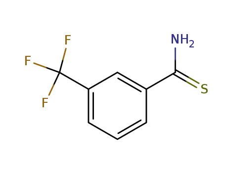 Molecular Structure of 53515-17-6 (3-Trifluoromethylthiobenzamide)
