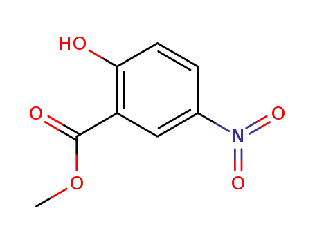 Molecular Structure of 17302-46-4 (METHYL 5-NITROSALICYLATE)