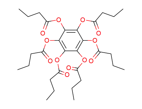 Molecular Structure of 20129-67-3 (benzene-1,2,3,4,5,6-hexayl hexabutanoate)