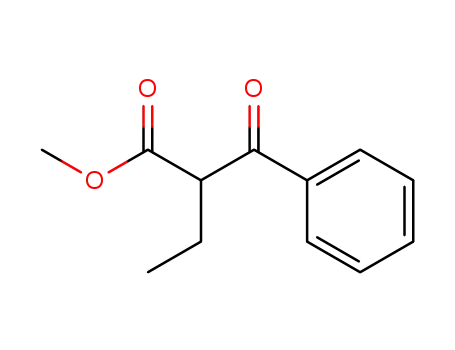 Molecular Structure of 5336-76-5 (2-Benzoylbutyric acid methyl ester)