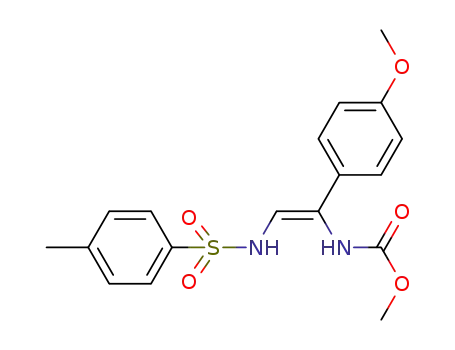 (Z)-methyl (1-(4-methoxyphenyl)-2-(4-methylphenylsulfonamido)vinyl)carbamate