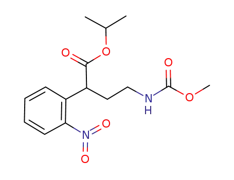 isopropyl 4-(methoxycarbonylamino)-2-(2-nitrophenyl)butanoate