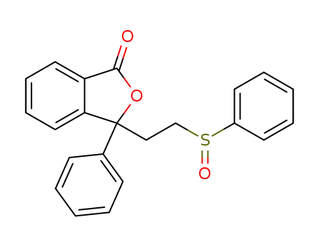 3-phenyl-3-(2-(phenylsulfinyl)ethyl)isobenzofuran-1(3H)-one