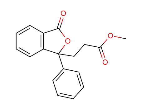 methyl 3-(3-oxo-1-phenyl-1,3-dihydroisobenzofuran-1-yl)propanoate