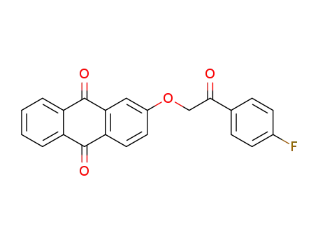 2-(2-(4-fluorophenyl)-2-oxoethoxy)anthracene-9,10-dione