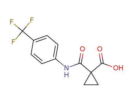 Cyclopropanecarboxylic acid,
1-[[[4-(trifluoromethyl)phenyl]amino]carbonyl]-