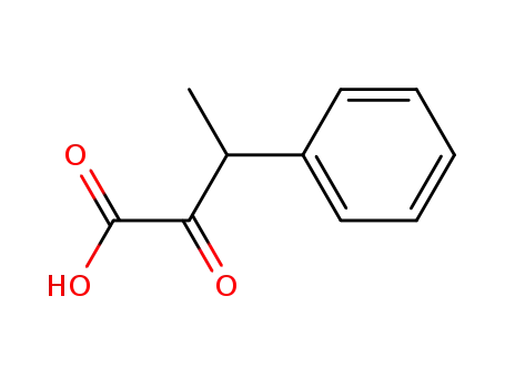 Molecular Structure of 4658-69-9 (Benzenepropanoic acid, b-methyl-a-oxo-)