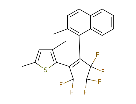 3,5-dimethyl-2-[3,3,4,4,5,5-hexafluoro-2-(2-methyl-1-naphthalenyl)-1-cyclopenten-1-yl]thiophene