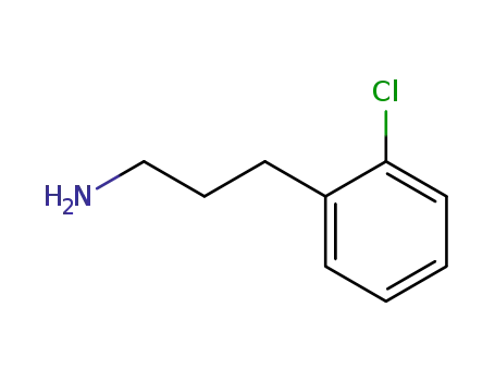 Molecular Structure of 18655-48-6 (3-(2-chlorophenyl)propan-1-amine)