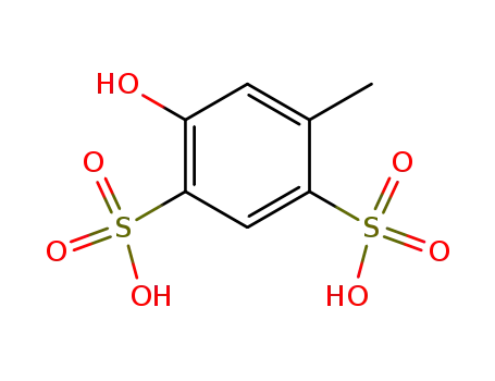 1,3-Benzenedisulfonicacid, 4-hydroxy-6-methyl-