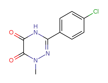 3-(4-chlorophenyl)-1-methyl-5,6-dioxo-1,4,5,6-tetrahydro-1,2,4-triazine