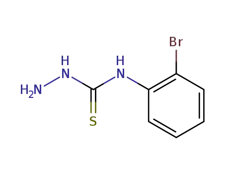 Molecular Structure of 25688-12-4 (4-(o-Bromophenyl)thiosemicarbazide)