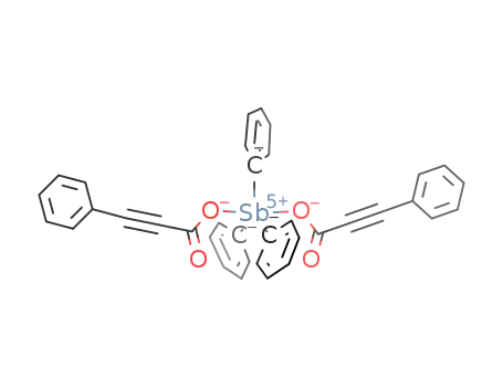 triphenylantimony bis(phenylpropiolate)