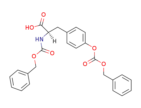 N-benzyloxycarbonyl-(O-benzyloxycarbonyl)-(R)-tyrosine