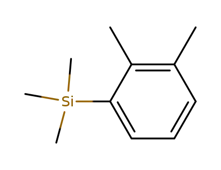 Molecular Structure of 17961-79-4 ((2,3-DIMETHYLPHENYL) TRIMETHYLSILANE)