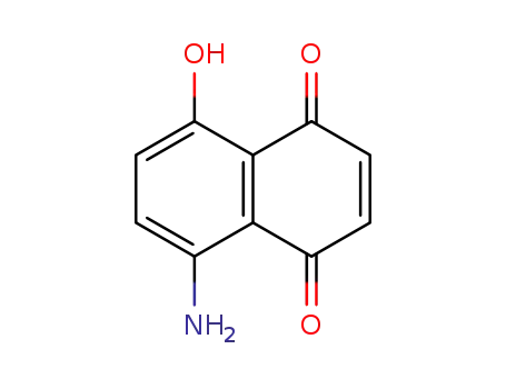 Molecular Structure of 68217-36-7 (1,4-Naphthalenedione, 5-amino-8-hydroxy-)