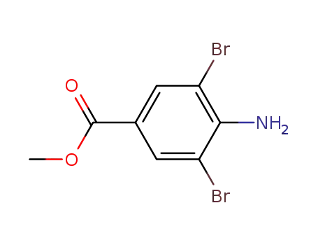 Molecular Structure of 3282-10-8 (METHYL 4-AMINO-3,5-DIBROMOBENZOATE)