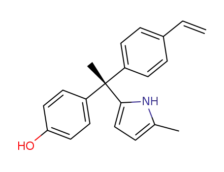 (S)-4-(1-(5-methyl-1H-pyrrol-2-yl)-1-(4-vinylphenyl)ethyl)phenol