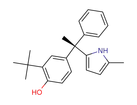 (S)-2-(tert-butyl)-4-(1-(5-methyl-1H-pyrrol-2-yl)-1-phenylethyl)phenol