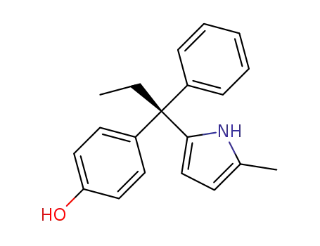 (S)-4-(1-(5-methyl-1H-pyrrol-2-yl)-1-phenylpropyl)phenol