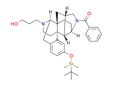 [(1S,3aR,5aS,6R,11bR,11cS)-10-[(t-butyldimethylsilyl)oxy]-14-(3-hydroxypropyl)-1,2,3a,4,5,6,7,11c-octahydro-3H-6,11b-(epiminoethano)-1,5a-methanonaphtho[1,2-e]indol-3-yl](phenyl)methanone